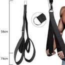 Tricep Rope Cable Attachment. 29 Inch & 22.8 Inch Two Lengths Built in One Pull Down Rope, Black  Long Tricep Ropes, Greater Range of Motion,