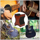 Guitar Neck Rest, Electric Acoustic & Bass Guitar Support Pillow for Changing Strings, String Instrument Wooden Neck Craddle, Luthier Repair Setup Burgundy