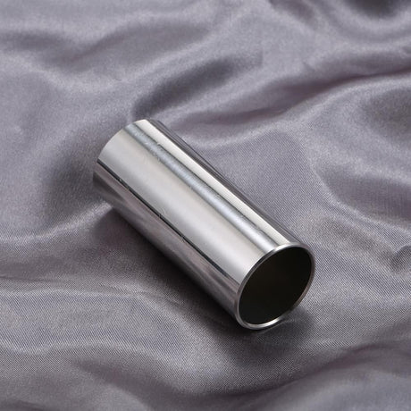 4Pcs Guitar Slide Set, Stainless Steel Cylinder Tube Electric Guitar Slide Tone Bar Accessory Lap Steel Guitar Short Guitar Slide