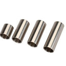 4Pcs Guitar Slide Set, Stainless Steel Cylinder Tube Electric Guitar Slide Tone Bar Accessory Lap Steel Guitar Short Guitar Slide