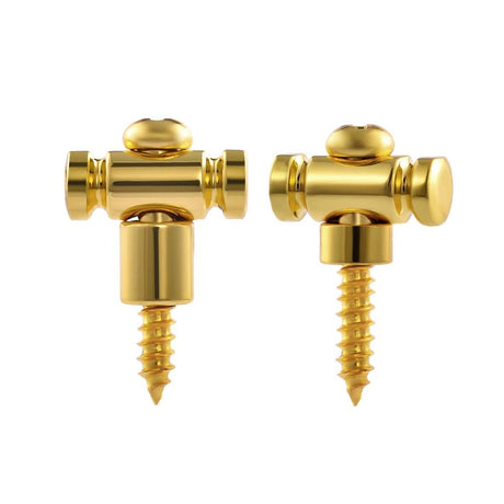 Guitar Roller String Retainers(Set of 2) – String Guide, Strings Trees Replacement Part for Electric Guitars, SR1 Gold