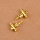 Guitar Roller String Retainers(Set of 2) – String Guide, Strings Trees Replacement Part for Electric Guitars, SR1 Gold