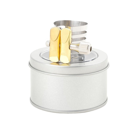 Sax Mouthpiece Soprano Saxophone Mouthpiece Soprano Sax Ligature Brass Ligature Fastener Adjustable Screw