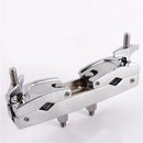 Silver Multi-clamp, Adjustable Quick Release Multi-clamp Construct with Premium Stainless Steel Material, Cymbal Stand Mount Holder for Drum Cymbal Stands & Holders