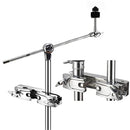 Silver Multi-clamp, Adjustable Quick Release Multi-clamp Construct with Premium Stainless Steel Material, Cymbal Stand Mount Holder for Drum Cymbal Stands & Holders