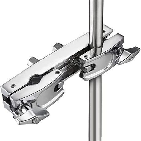 Silver Multi-clamp, Adjustable Quick Release Multi-clamp Construct with Premium Stainless Steel Material, Cymbal Stand Mount Holder for Drum Cymbal Stands & Holders
