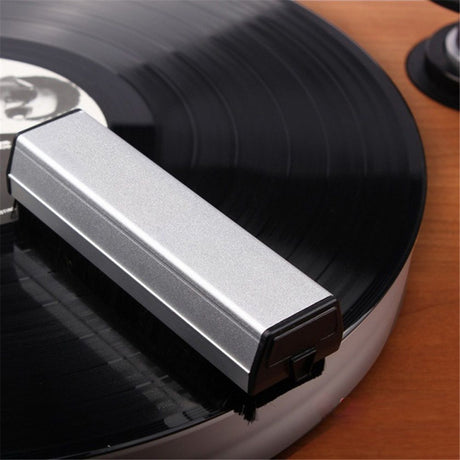 Vinyl Record & Stylus Cleaning Kit with 2-in-1 Anti-Static Carbon Fiber & Soft Velvet LP Brush and Stylus Brush (VB52)