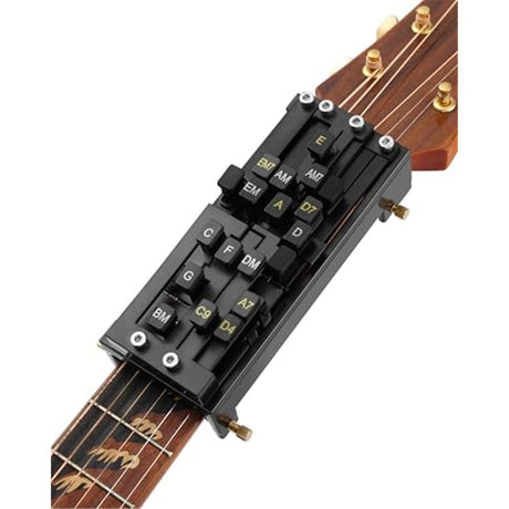 Portable Guitar Chord Presser, Guitar Chord Helper And Trainer for Acoustic Guitar, Guitar Learning Tools for Beginners and Arthritis Player, Develop Confidence Quickly， Get A Sense Of Accomplishment
