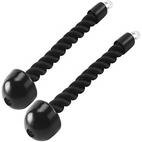 Pull Down Rope Single Grip Tricep Bicep Exercise Attachment for Cable Machines Gym Pulley Workout 2pcs