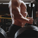 Pull Down Rope Single Grip Tricep Bicep Exercise Attachment for Cable Machines Gym Pulley Workout 2pcs