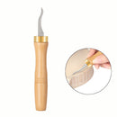 1set Brass Purfling Tools Inlay Inlaid Groove Carver Knife Luthier Tools for Making Violin Viola (including violin string cutter and kick string cutter)