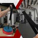 Arm Wrestling Training Strap Belt Hand Grip Arm Finger Forearm Exerciser Strengthener for Cable Machine and Free Weight
