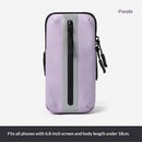 Running Phone Holder Armband,  Arm Bands for Exercise, Running Arm Bands for Cell Phone, Phone Purse Cell Phone Holder for Walking (Purple)