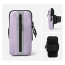 Running Phone Holder Armband,  Arm Bands for Exercise, Running Arm Bands for Cell Phone, Phone Purse Cell Phone Holder for Walking (Purple)