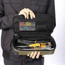 Heavy Duty Small Tool Bag Pouch Portable Utility Organizer Case with Zipper Handle. Perfect for EDC, Motorcycle, Road Bike, Electricians & More