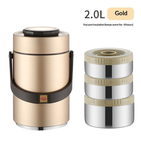 67oz Upgraded Thermos for Hot Food, 3-Layer Stackable Food Thermos, Soup Thermos Jar , Ideal for Office, Outdoor Meals, and Various Occasions (67 oz )