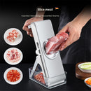 Safer Food Slicer, Thickness Adjustable Vegetable Chopper, Onion Slicer Tomato Cutter Dicer, Multifunctional Kitchen Food Fruit
