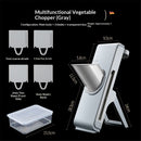 Safer Food Slicer, Thickness Adjustable Vegetable Chopper, Onion Slicer Tomato Cutter Dicer, Multifunctional Kitchen Food Fruit