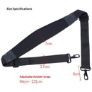 Universal Shoulder Strap, Neoprene Thick Padded Bag Strap with Double Adjustable Buckles and Metal Hooks, Ideal for Briefcases, Computer Satchels, Crossbody Bags, Luggage(Supple)