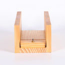 Wooden Soap Cutting Box, Soap Cutter Adjustable Wood Soap Slicer Cutting Tool Trimming for DIY Handmade Soaps Making Candles Trimming,