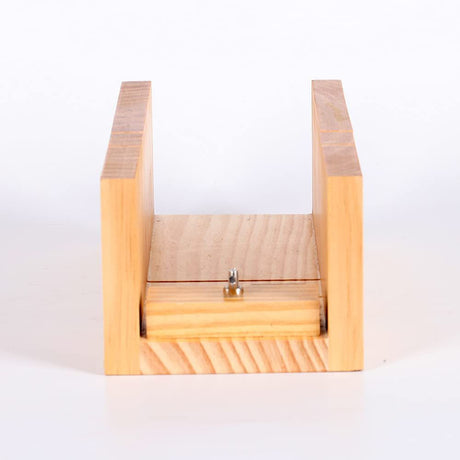 Wooden Soap Cutting Box, Soap Cutter Adjustable Wood Soap Slicer Cutting Tool Trimming for DIY Handmade Soaps Making Candles Trimming,