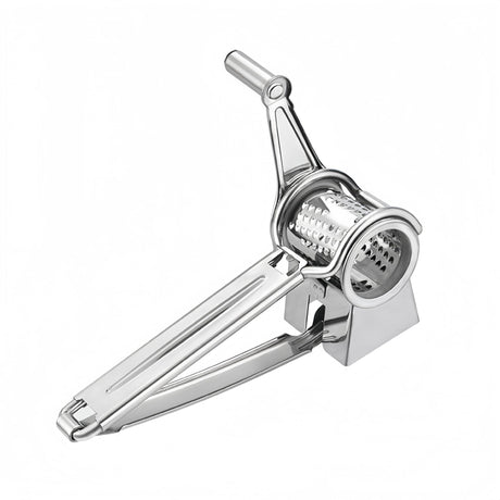 Stainless steel cheese slicer, hand cranked rotating cheese slicer, cheese slicer tool, creative cheese slicer（Conventional 9-10 holes）