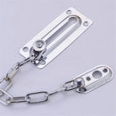 2 Pack Door Chain Lock, Heavy Duty Stainless Steel Locks for Inside Door, Durable and Rust-Proof, Child and Pet Safety Lock for Bedroom, Apartment, Hotel