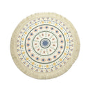 Round Braided Placemats Set of 4, Washable Heat Resistant Non-Slip Cotton Polyester Circle Boho Woven Place Mats for Dining Table Decor, Kitchen, Parties, Family Meals, 16cm