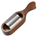 Wooden Cheese Grater with Handle, Rustic Brown Cheese Shredder with Storage Space, Handheld Kitchen Graters for Cheese Lemon Chocolate