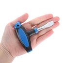 2pcs T Handle 9mm Flat Head Screwdriver Easy to Use Ergonomic Handle Flat Head Slotted Screwdriver with Plastic Handle for Film Sets