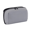 180 ° large opening high- Large Storage Electronics Organizer - Water Resistant, Travel Accessories Sling Bag Makeup Bag, Organizer for Cable Cord Charger - high-end gray thick