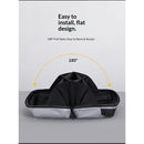 180 ° large opening high- Large Storage Electronics Organizer - Water Resistant, Travel Accessories Sling Bag Makeup Bag, Organizer for Cable Cord Charger - high-end gray thick