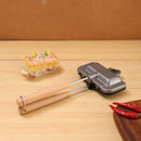 Hot Sandwich Maker, Hot Dog Toaster, Double-Sided Sandwich Baking Pan, Double Sided Frying Pan, Grilled Cheese Maker Nonstick Sandwich Maker Flip Grill Pan （two-color）