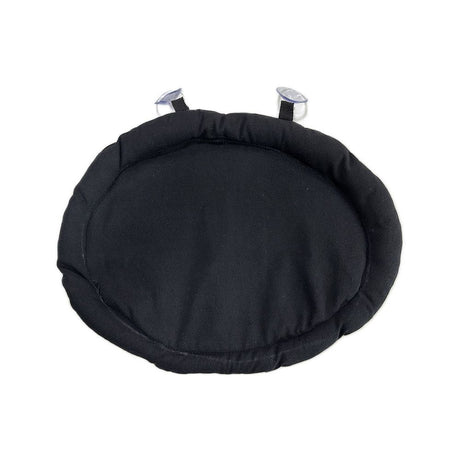 Bearded Dragon Bed Soft Mat with Suction Cup Bearded Dragon Sleep Cushion Washable for Travel Reptile Tank Accessories Small Animal Carrier for Lizard Leopard Gecko (Black)