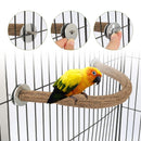 Parrot Bird Station Pole, Wooden Station Stick, Bird Grinding Claw Habitat Station Frame, Bird Cage Accessories, U-shaped Bird Chewing Rack Stick, Parrot Bird Cage Accessories