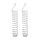 2-Pack Squirrel Feeders Stainless Steel Corn Cob Holders Outdoor Feeding Devices for Backyard Wildlife and Birds Easy to Use Sturdy Feeding Supplies