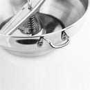 Food Mill Stainless Steel, Rotary Food Mill for Tomato Sauce, Mashed Potatoes, Applesauce, Jams and More, Potato Ricer (small size)