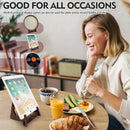 Plate Stands for Display, wooden Large Plate Holder Display Stands,Frame holder stand for Book, Picture,plaque, Decorative Plate, Photo and Platter, Tabletop Art.(1 Pack )