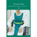 Wheelchair Seat Belt, Non-Slip and Drop-Resistant Wheelchair Safety Belt with Adjustable Straps Metal Buckles for The Elderly