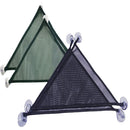 4 Pack of Reptile Hammock Set, Breathable Mesh Lizard Hammock, Lounger & Ladder Accessories Set for Large & Small Bearded Dragons Lizards or Snakes（33x33x33cm black+green）
