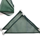 4 Pack of Reptile Hammock Set, Breathable Mesh Lizard Hammock, Lounger & Ladder Accessories Set for Large & Small Bearded Dragons Lizards or Snakes（33x33x33cm black+green）
