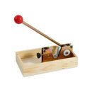 Nut Crackers For All Nuts Set Manual nut cracker Nut Tongs Walnuts Open Tool Handle Manual Cracker with Wood Base（Small Box - Adjustment）