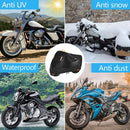 210D Heavy Duty Small Motorcycle Cover,  All Season Durable Waterproof Outdoor Protection Scooter Cover with Lock-Holes Storage Bag Fits up to  Bike （210D-M【200*95*110】）
