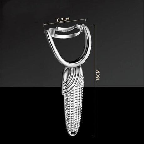 Corn Peeler and Cob Stripper Tool - Stainless Steel Kernel Remover & Cutter for Corn on Cob Stainless steel corn planer, kitchen corn peeler, household planer