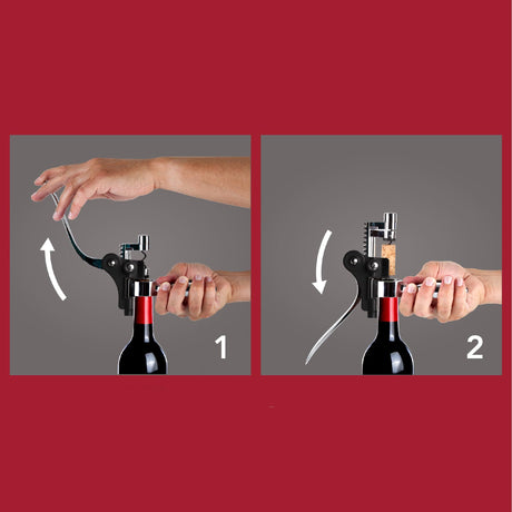 Wine Bottle Opener Corkscrew Set –Bottle Stopper, Opener Stand and Extra Spiral - corkscrews wine opener set- wine opener kit