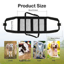 Calf Sling for Goat, Lamb, Sheep & Alpaca - Animal Weighing Sling - Newborn Livestock Calves & Baby Dogs（black）