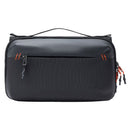 Carrying Bag Pouch Travel Large Soft Case Multilayer Storage Accessories ,4 fold small tool storage bag, portable power bank, suitable for commuting travel (Black,oniy bag)