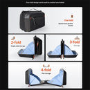 Carrying Bag Pouch Travel Large Soft Case Multilayer Storage Accessories ,4 fold small tool storage bag, portable power bank, suitable for commuting travel (Black,oniy bag)