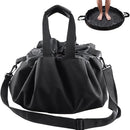 Wetsuit Change Mat, Portable Large Beach Dry Bag Waterproof Changing Mats with Shoulder and Handle Strap for Surfing（90cm）
