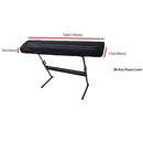 Piano Keyboard Dust Cover, 88 Keys Piano Music Keyboard Cover, Stretchy Electronic Keyboard Piano Cover with Elastic Cord Locking Clasp (88 Keys,only one protective cover)